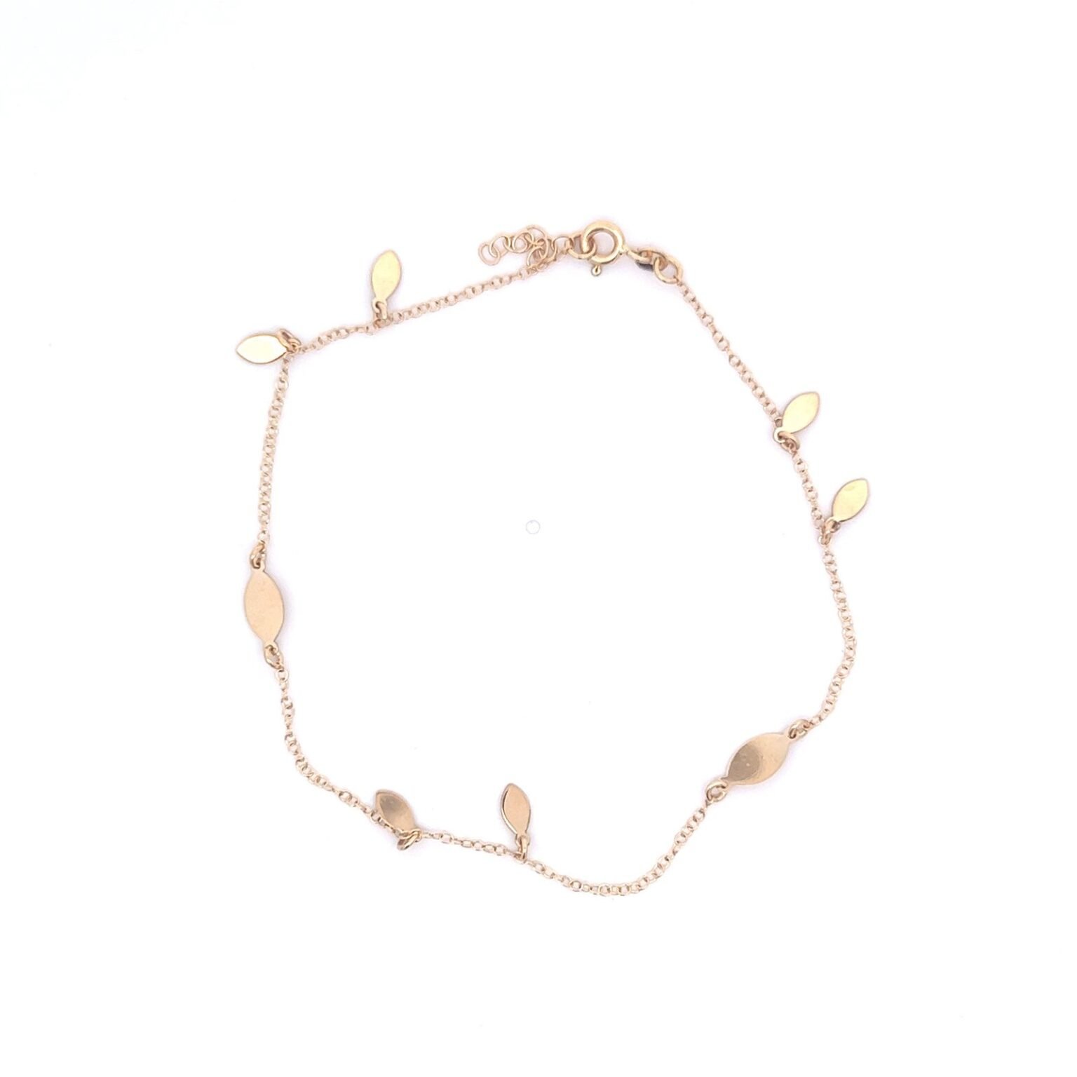 18k gold anklet