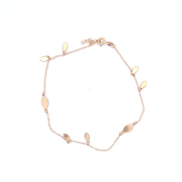 18k gold anklet