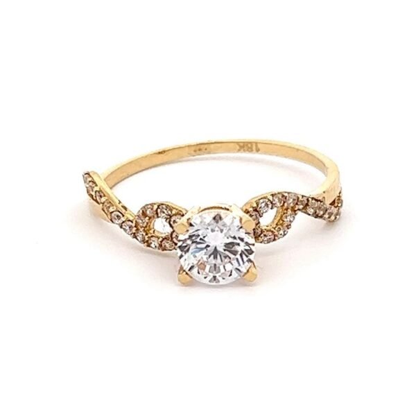 18k Gold Engagement Ring