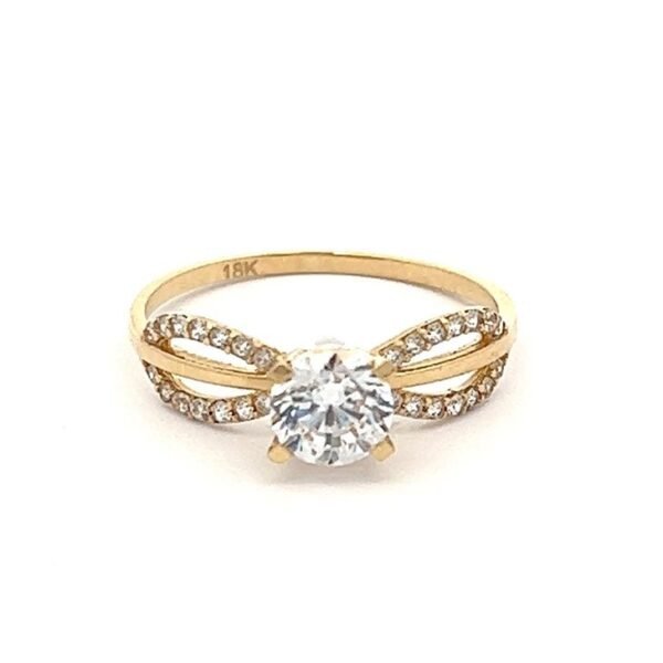 18k Gold Engagement Ring