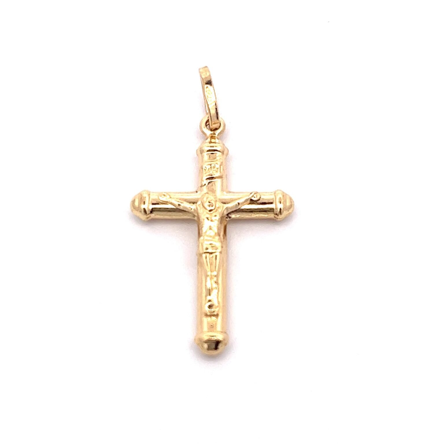 18k gold cross