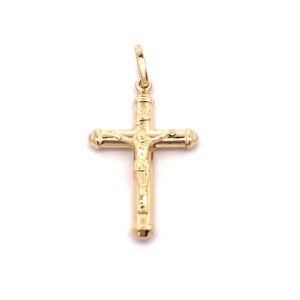 18k gold cross