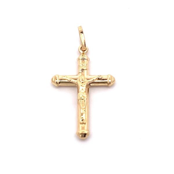 18k gold cross