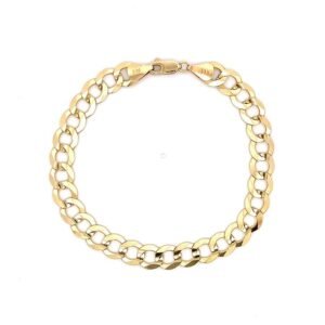 14k Gold Flat Cuban Bracelets