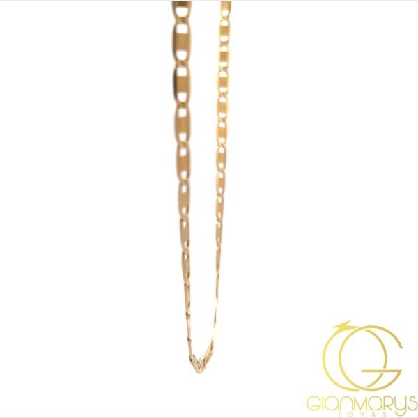 18k Gold Flat Woven Gucci Chain - Imagen 2