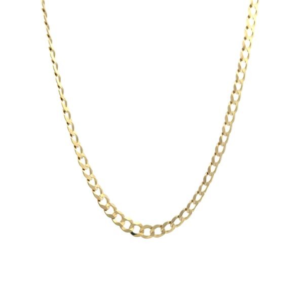 14k gold flat cuban chain