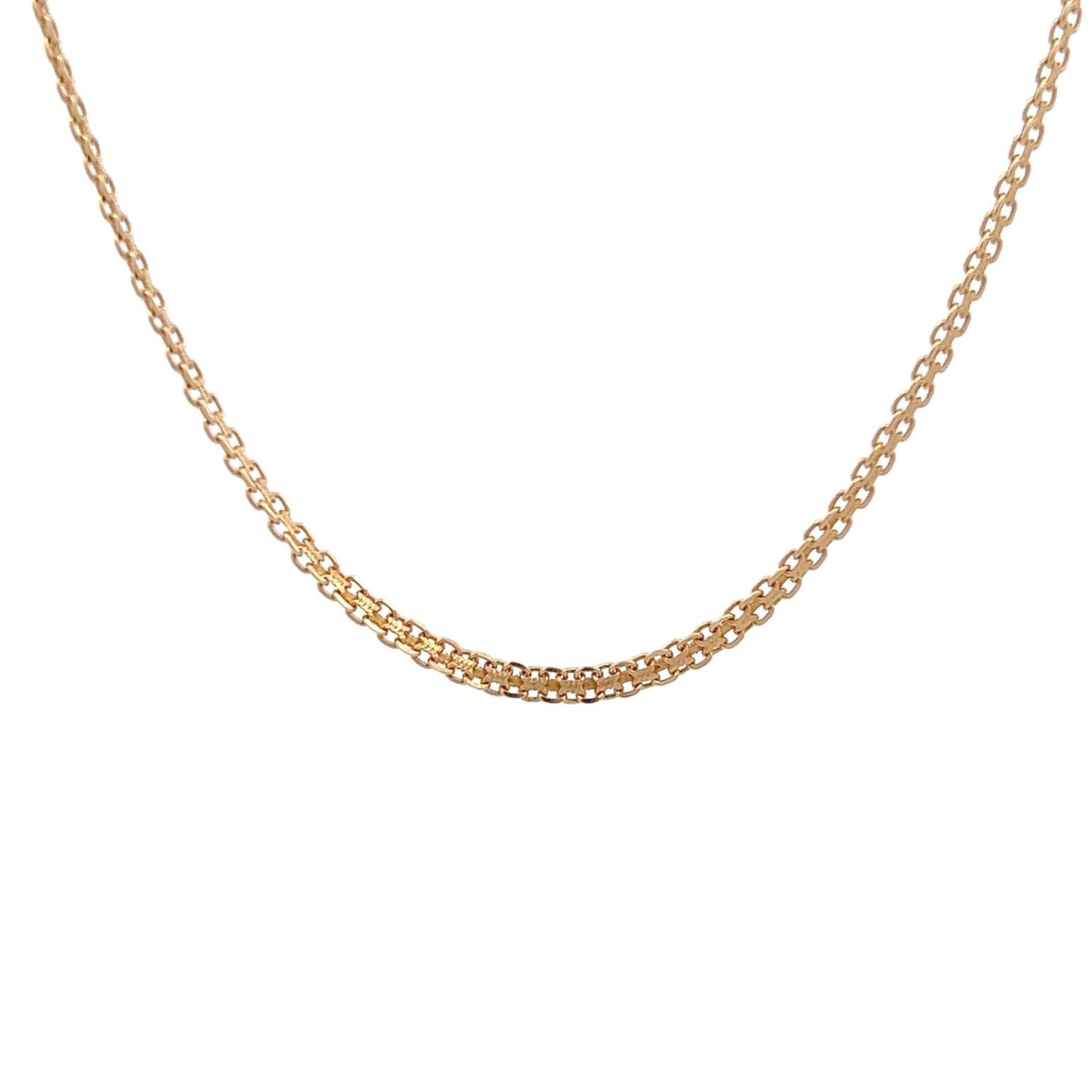 18k Gold Chinese Woven Chain