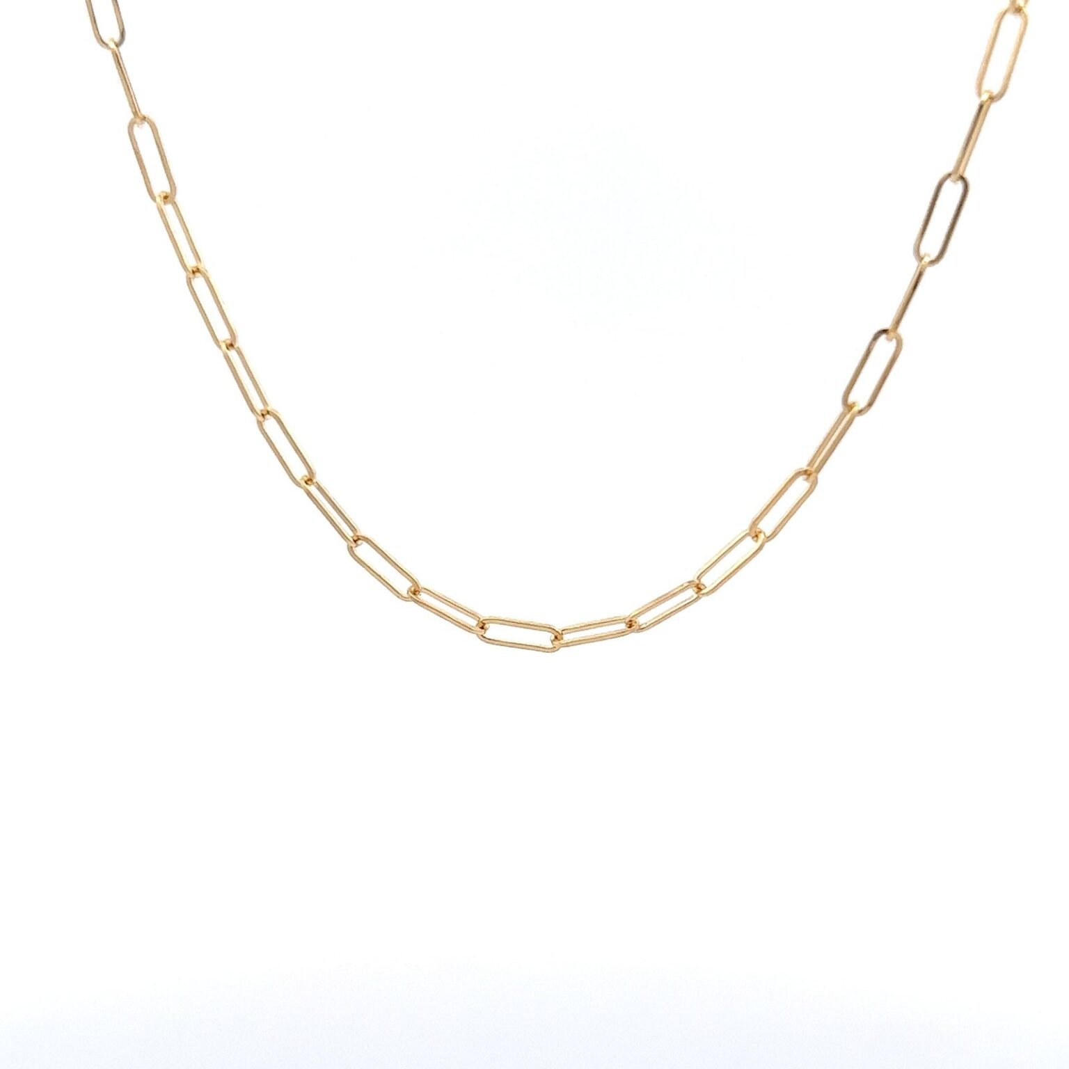 18k Gold Clipper Woven Chain
