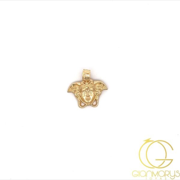 14k Gold Medusa Face