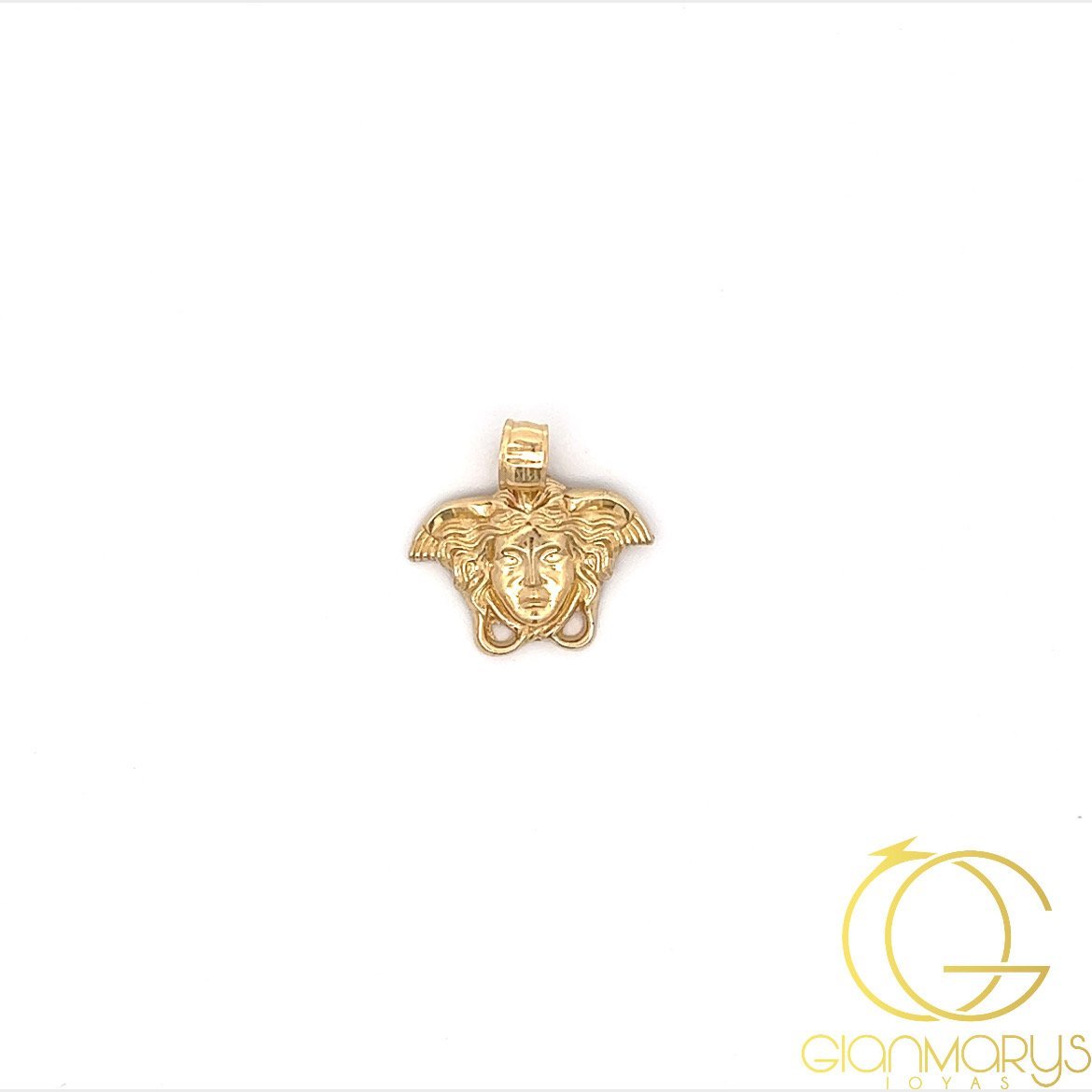 14k Gold Medusa Face
