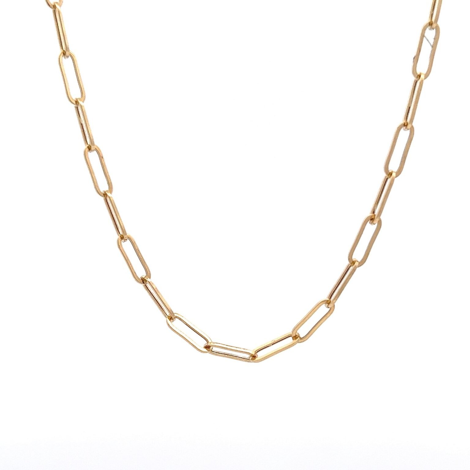 18k Gold Clipper Woven Chain