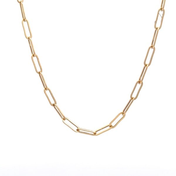 18k Gold Clipper Woven Chain