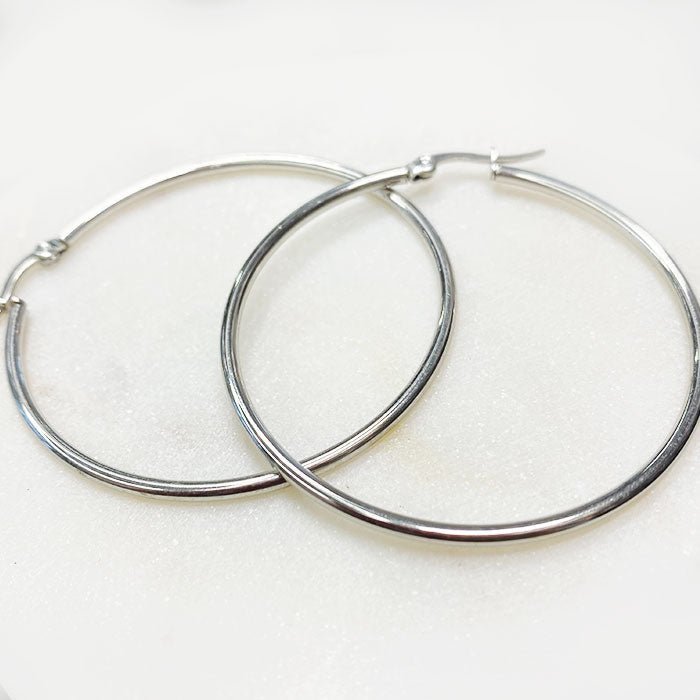 Stainless Steel Hoop Earrings