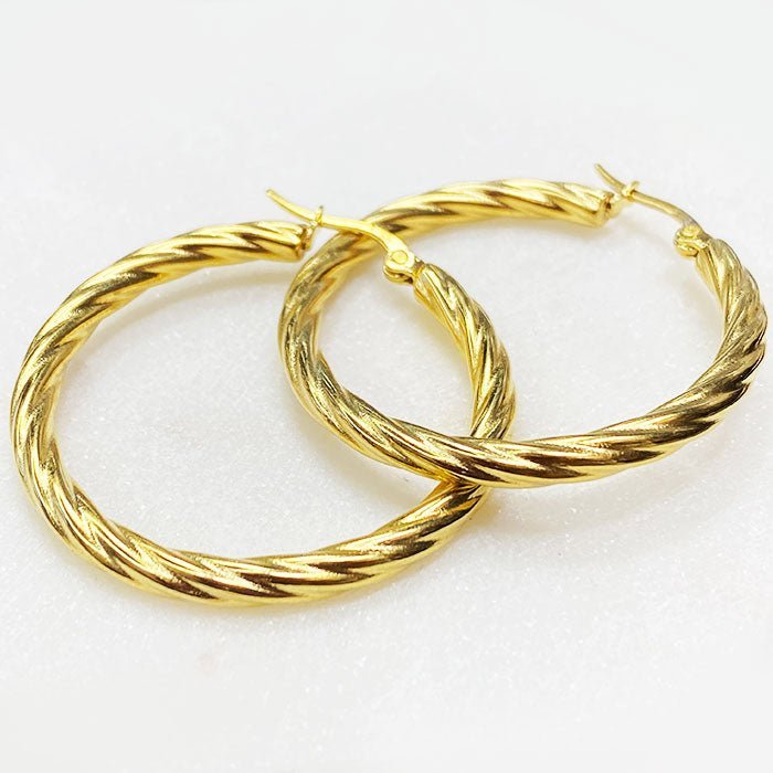 Stainless Steel Hoop Earrings