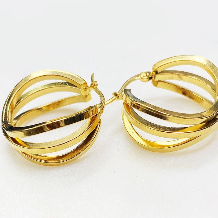 Stainless Steel Hoop Earrings