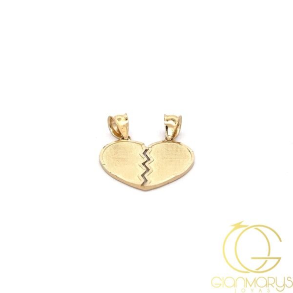 Heart You And Me Big Gold 14k - Imagen 2