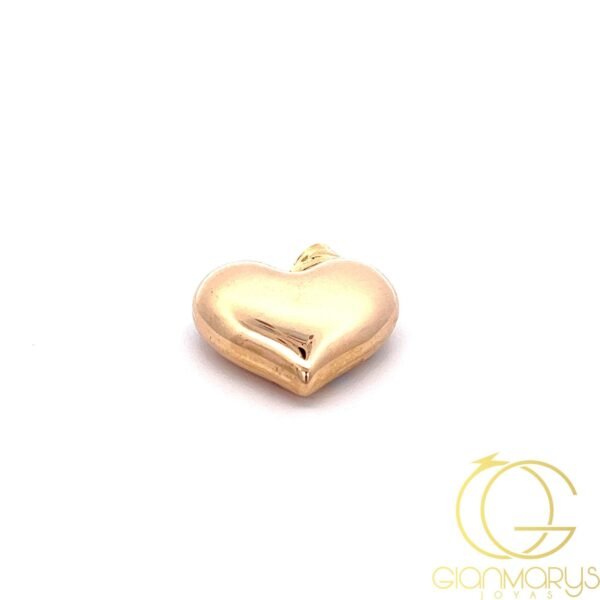 Diamond Heart With 3 18k Golds - Imagen 3