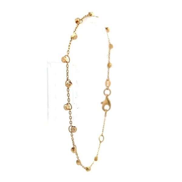 Pulsera con cubos diamantados Oro 18k