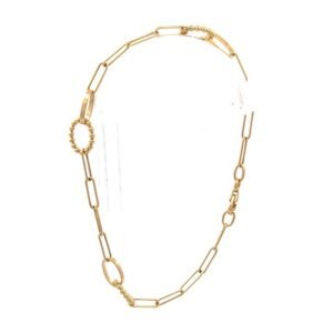 Pulsera tejido clipper fancy Oro 18k