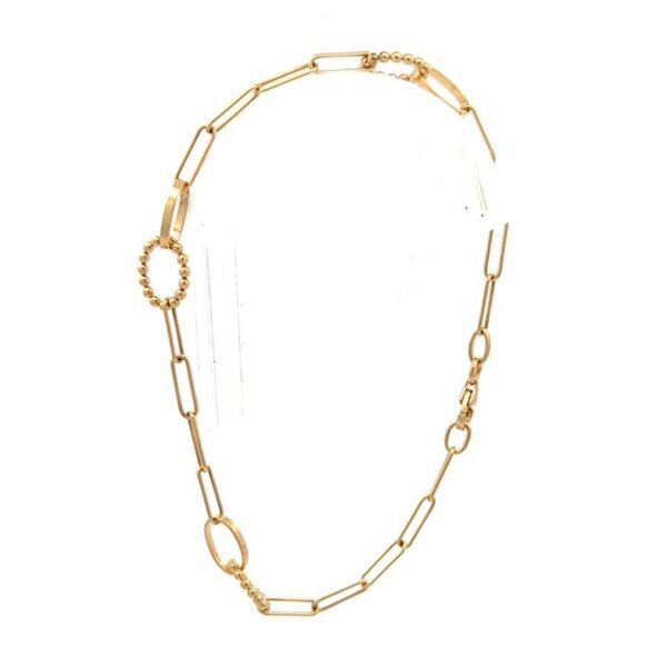 Pulsera tejido clipper fancy Oro 18k