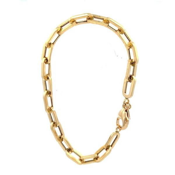 Pulsera clipper grande Oro 18k