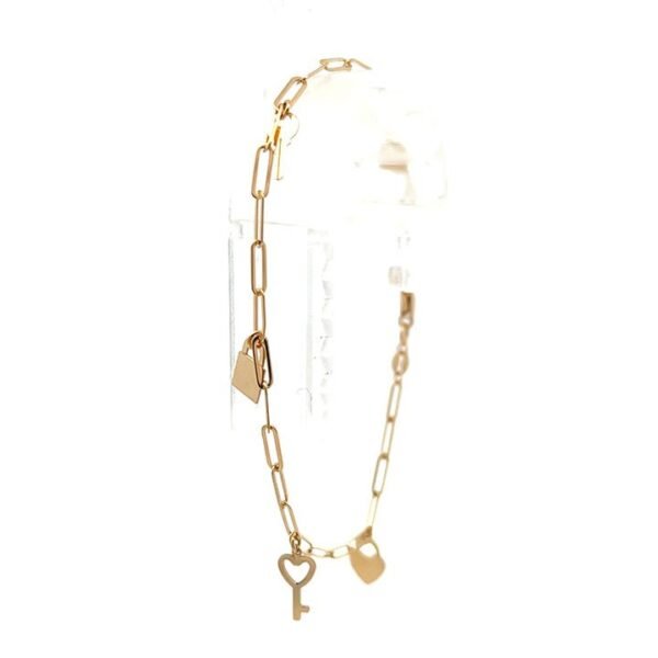 Pulsera con dijes Oro 18k