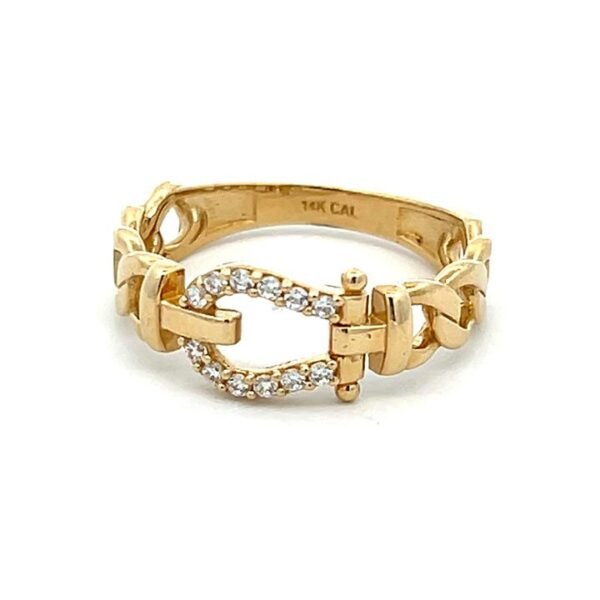 Anillo cubano con circones
