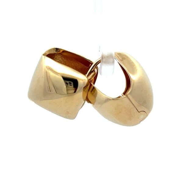 Argollas cuadradas Oro 14k