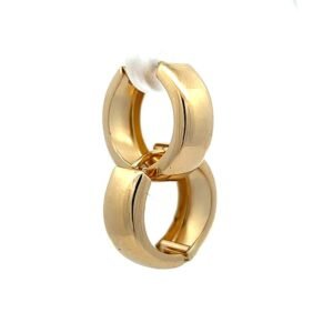 Argolla gruesa lisa Oro 14k
