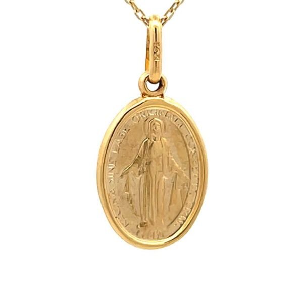 Virgen milagrosa Oro 14k