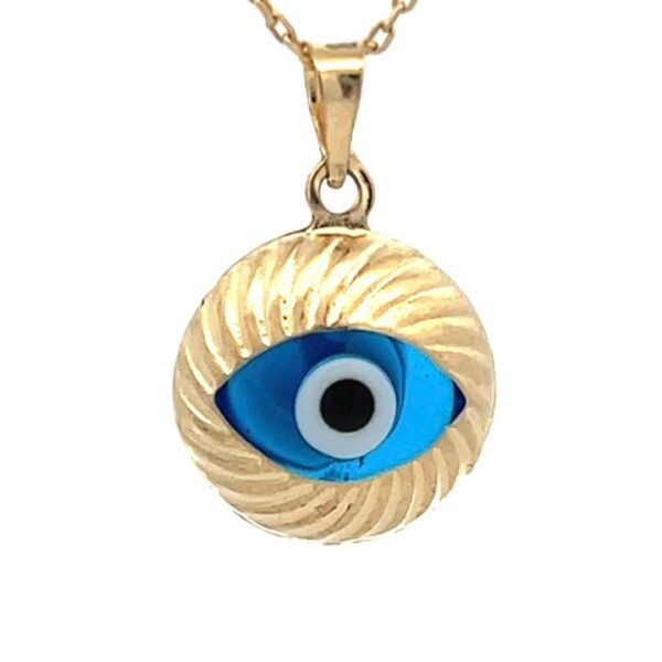 Ojo turko Oro 14k