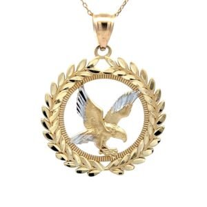 Medalla de aguila Oro 14k
