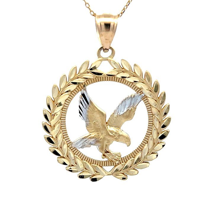 Medalla de aguila Oro 14k