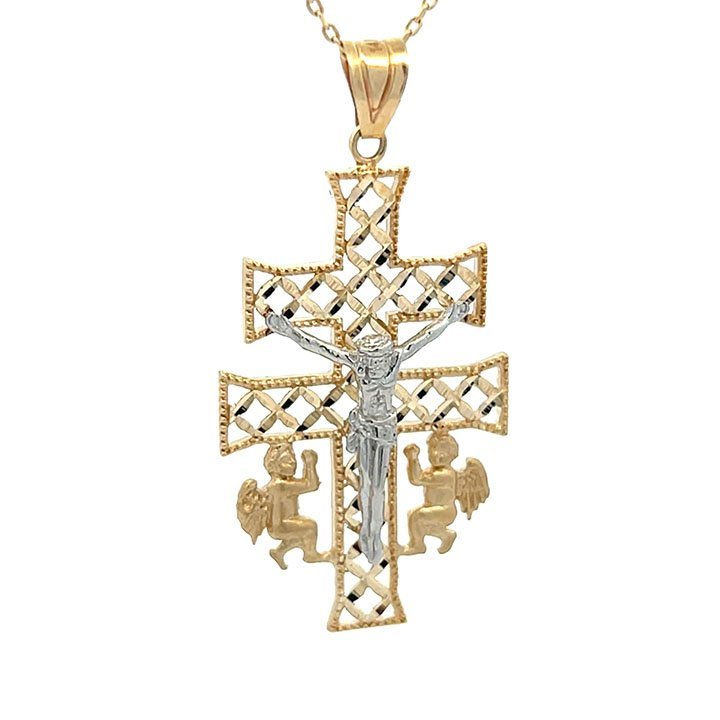 Cruz de caravaca Oro 14k