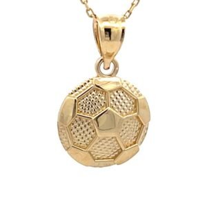 Balon de futbol Oro 14k