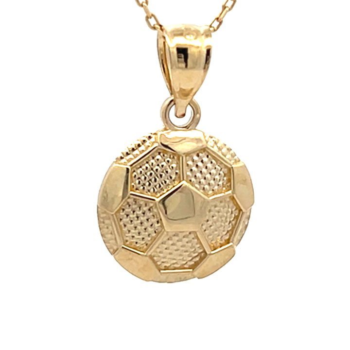 Balon de futbol Oro 14k