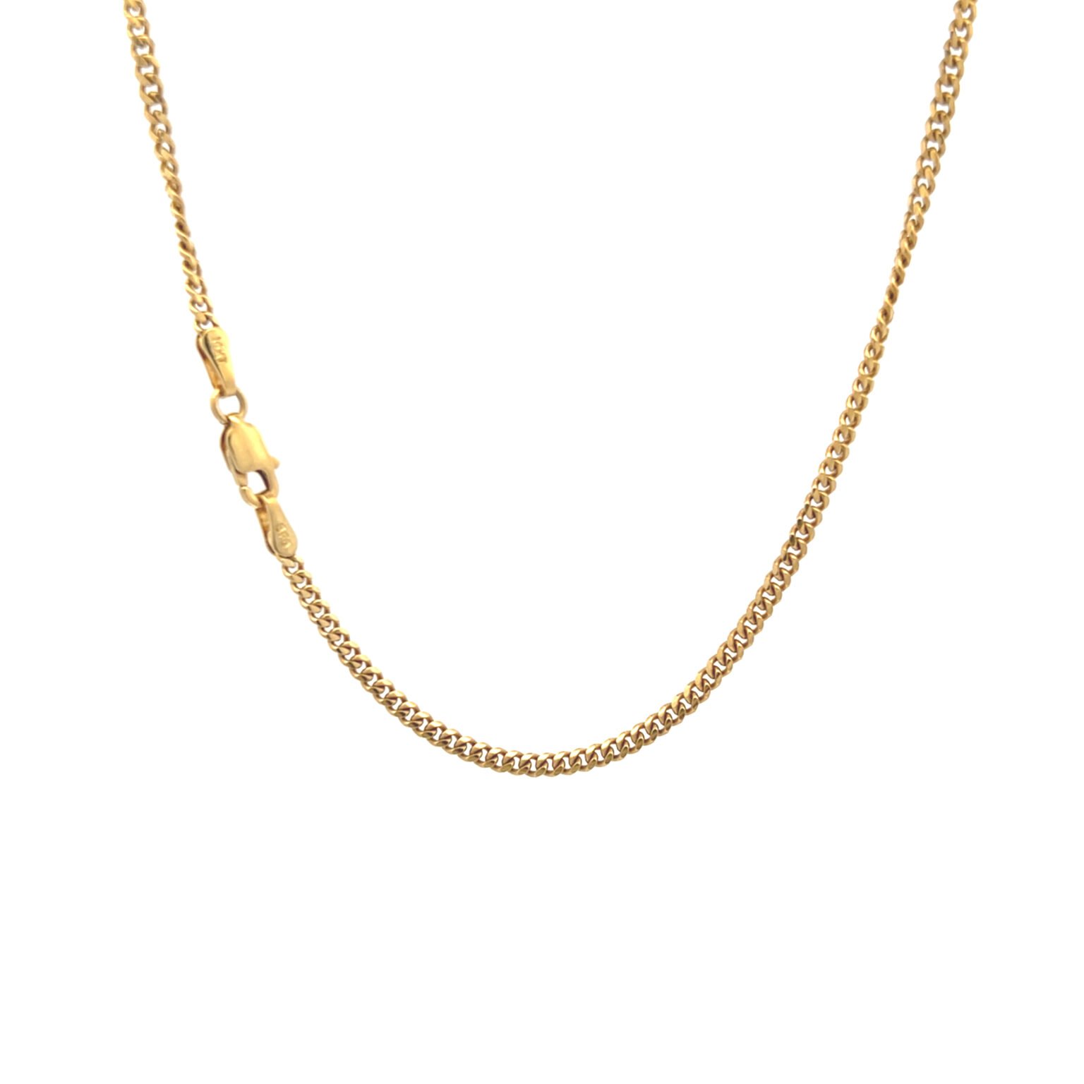 Mini Cuban link 14k