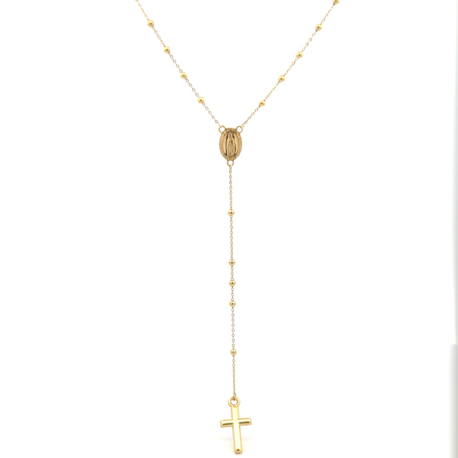 Rosario clásico 14k