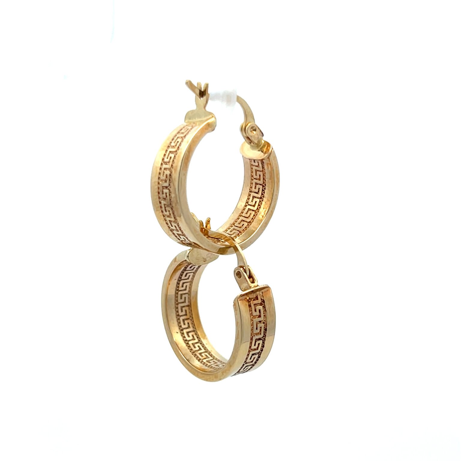 Argolla greca gruesa 14k